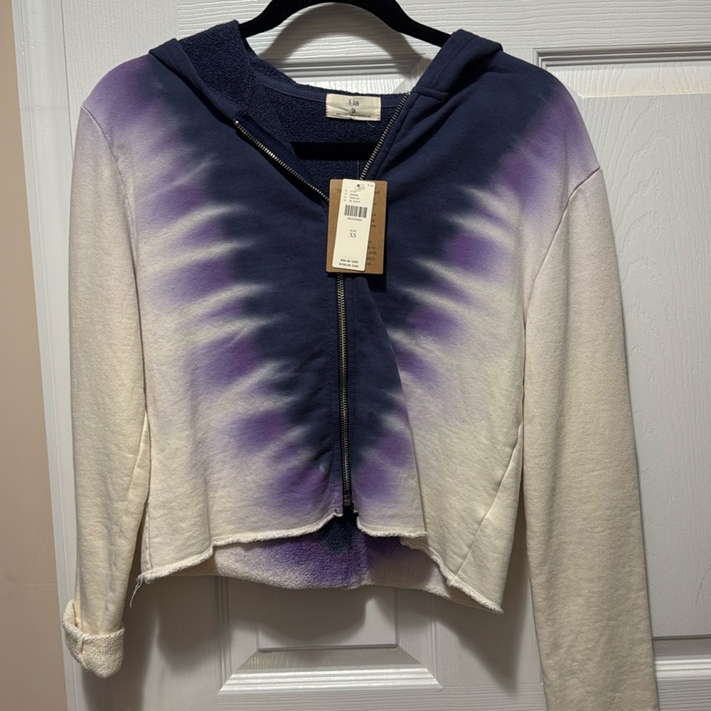 T.La tie dye hoodie